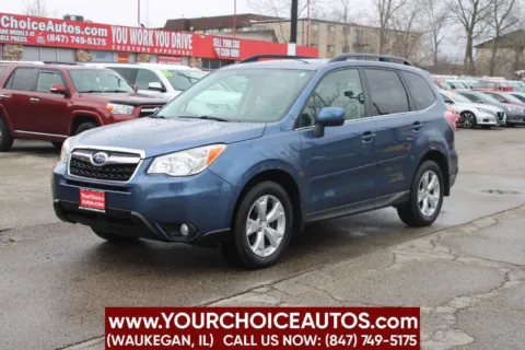 Blue 2014 Subaru Forester 2.5i Limited for sale in Waukegan, IL