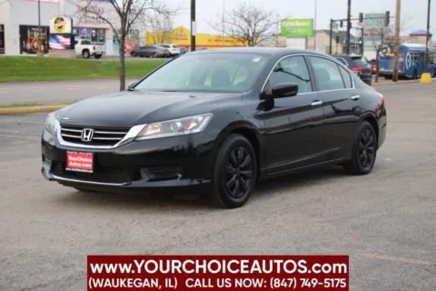 Black 2015 Honda Accord Sedan LX for sale in Waukegan, IL