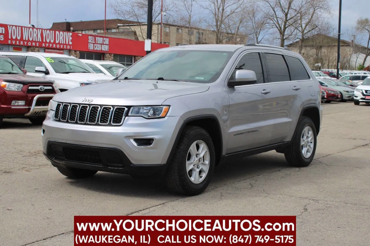 Silver 2017 Jeep Grand Cherokee Laredo for sale in Waukegan, IL