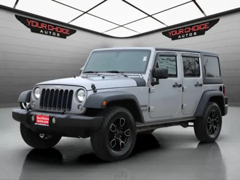 Silver 2017 Jeep Wrangler Unlimited Sport for sale in Waukegan, IL