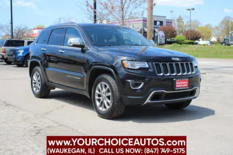 Black 2014 Jeep Grand Cherokee Limited for sale in Waukegan, IL
