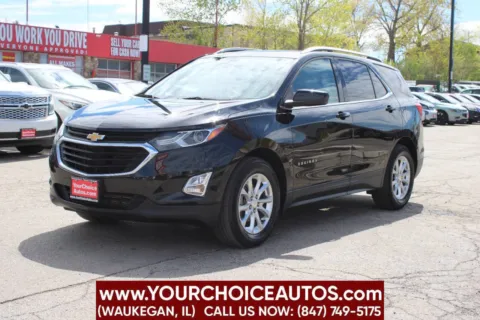 Black 2020 Chevrolet Equinox LT for sale in Waukegan, IL