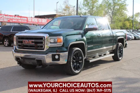 Green 2014 GMC Sierra 1500 SLT for sale in Waukegan, IL