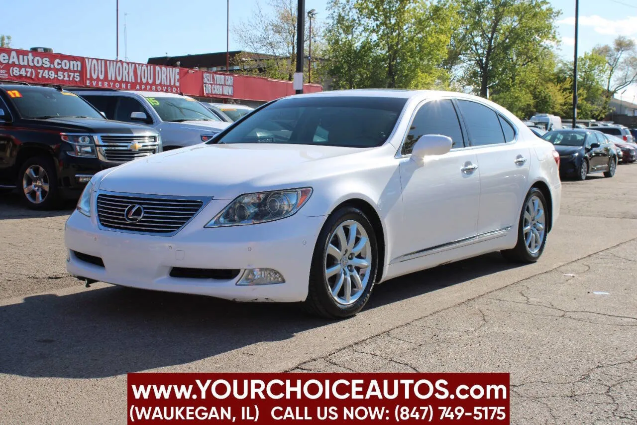 White 2008 Lexus LS 460 Base 4dr Sedan for sale in Waukegan, IL