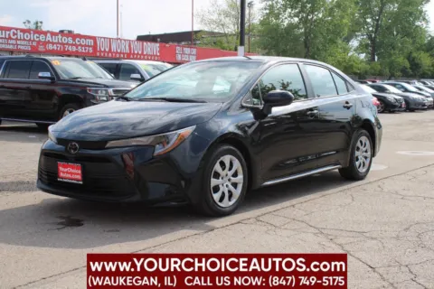 Black 2023 Toyota Corolla LE for sale in Waukegan, IL