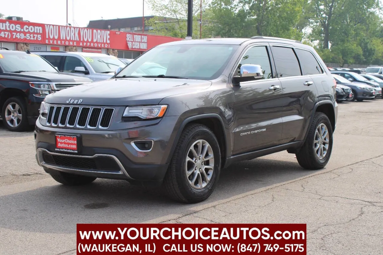 Gray 2015 Jeep Grand Cherokee Limited for sale in Waukegan, IL