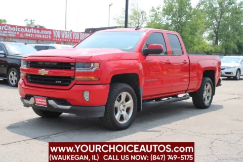 Red 2017 Chevrolet Silverado 1500 LT for sale in Waukegan, IL