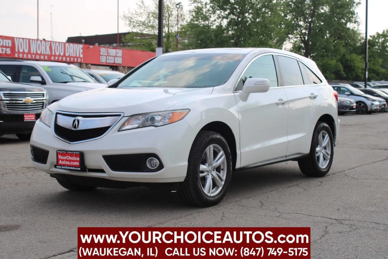 White 2015 Acura RDX Tech Pkg for sale in Waukegan, IL