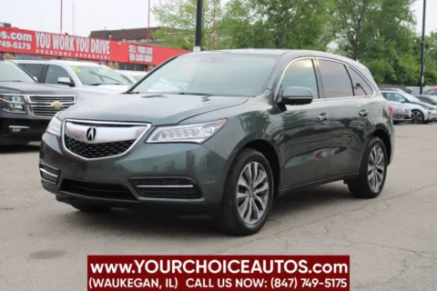 Gray 2016 Acura MDX SH AWD w/Tech w/AcuraWatch 4dr SUV w/Technology and AcuraWatch Plus Package for sale in Waukegan, IL