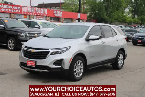 Silver 2022 Chevrolet Equinox LT for sale in Waukegan, IL
