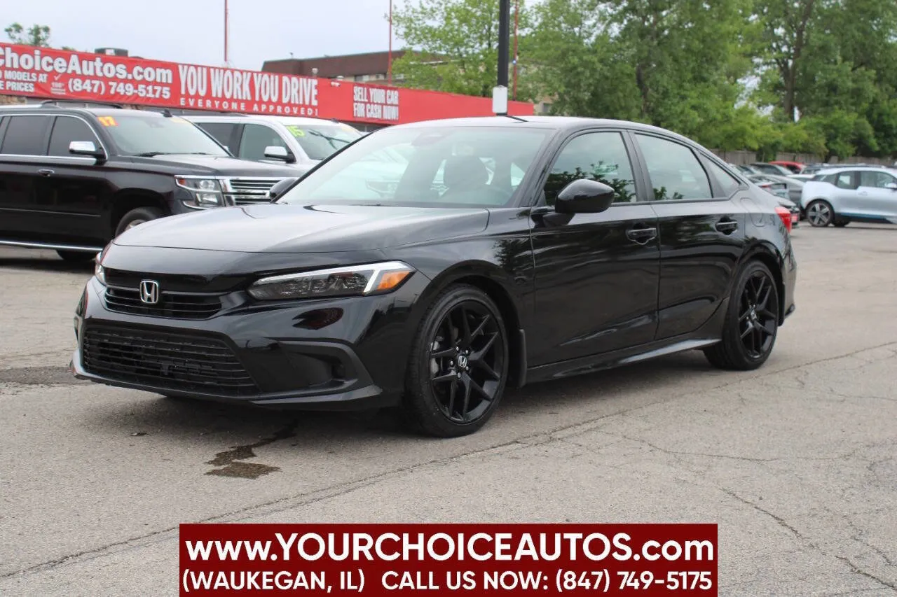 Black 2024 Honda Civic Sedan Sport for sale in Waukegan, IL