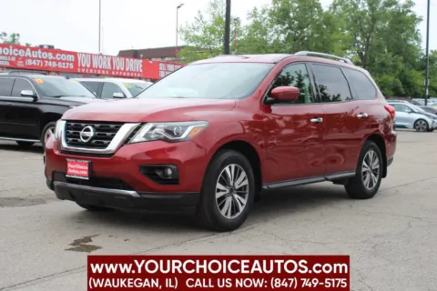 Red 2017 Nissan Pathfinder SV for sale in Waukegan, IL