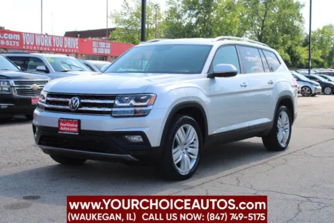 Silver 2019 Volkswagen Atlas 3.6L V6 SE w/Technology for sale in Waukegan, IL