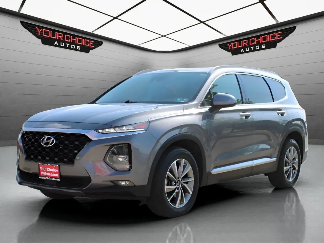Gray 2019 Hyundai Santa Fe SEL Plus for sale in Waukegan, IL