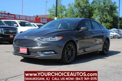 Gray 2018 Ford Fusion S for sale in Waukegan, IL