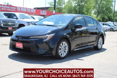Black 2023 Toyota Corolla LE 4dr Sedan for sale in Waukegan, IL