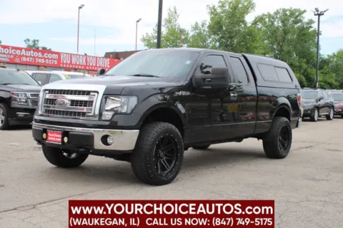 Black 2013 Ford F-150 XLT 4x4 4dr SuperCab Styleside 6.5 ft. SB for sale in Waukegan, IL