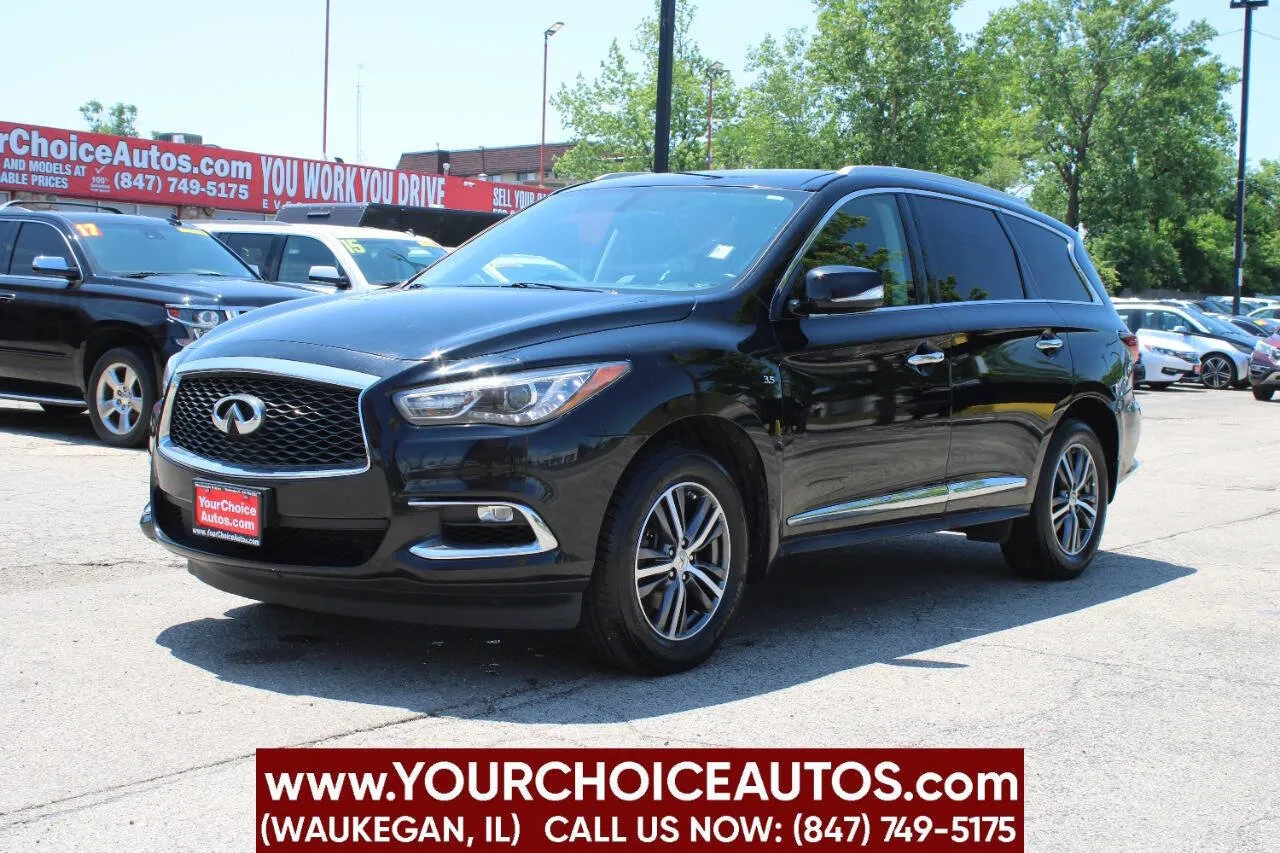 Black 2017 INFINITI QX60 Base AWD 4dr SUV for sale in Waukegan, IL