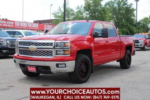 Red 2015 Chevrolet Silverado 1500 LT for sale in Waukegan, IL