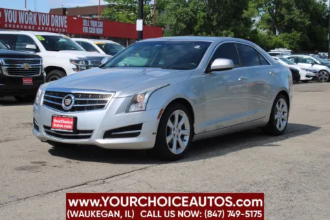 Silver 2014 Cadillac ATS Standard RWD for sale in Waukegan, IL