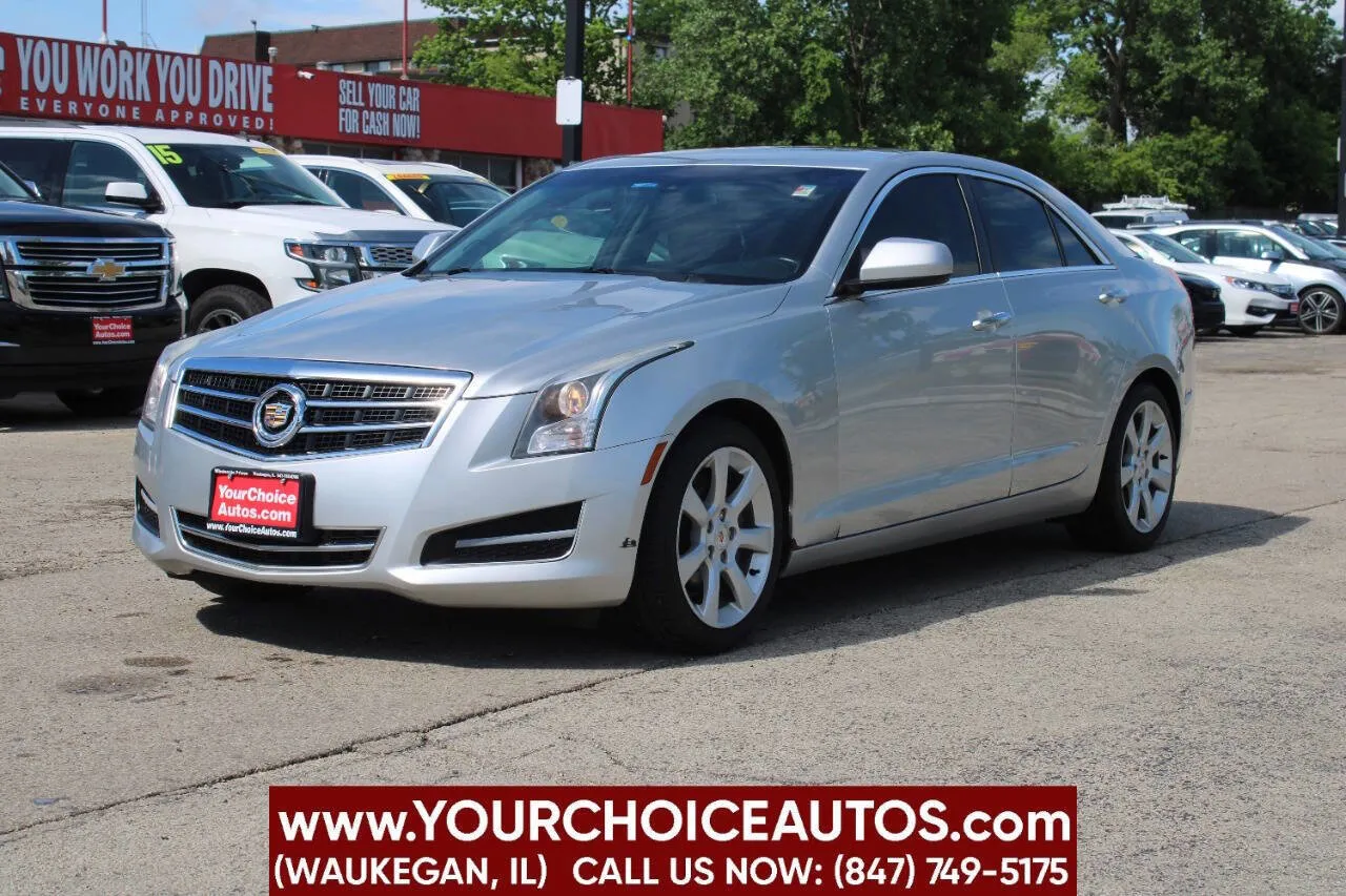 Silver 2014 Cadillac ATS Standard RWD for sale in Waukegan, IL