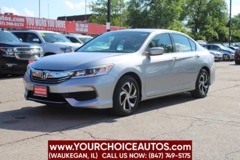 Silver 2017 Honda Accord Sedan LX for sale in Waukegan, IL