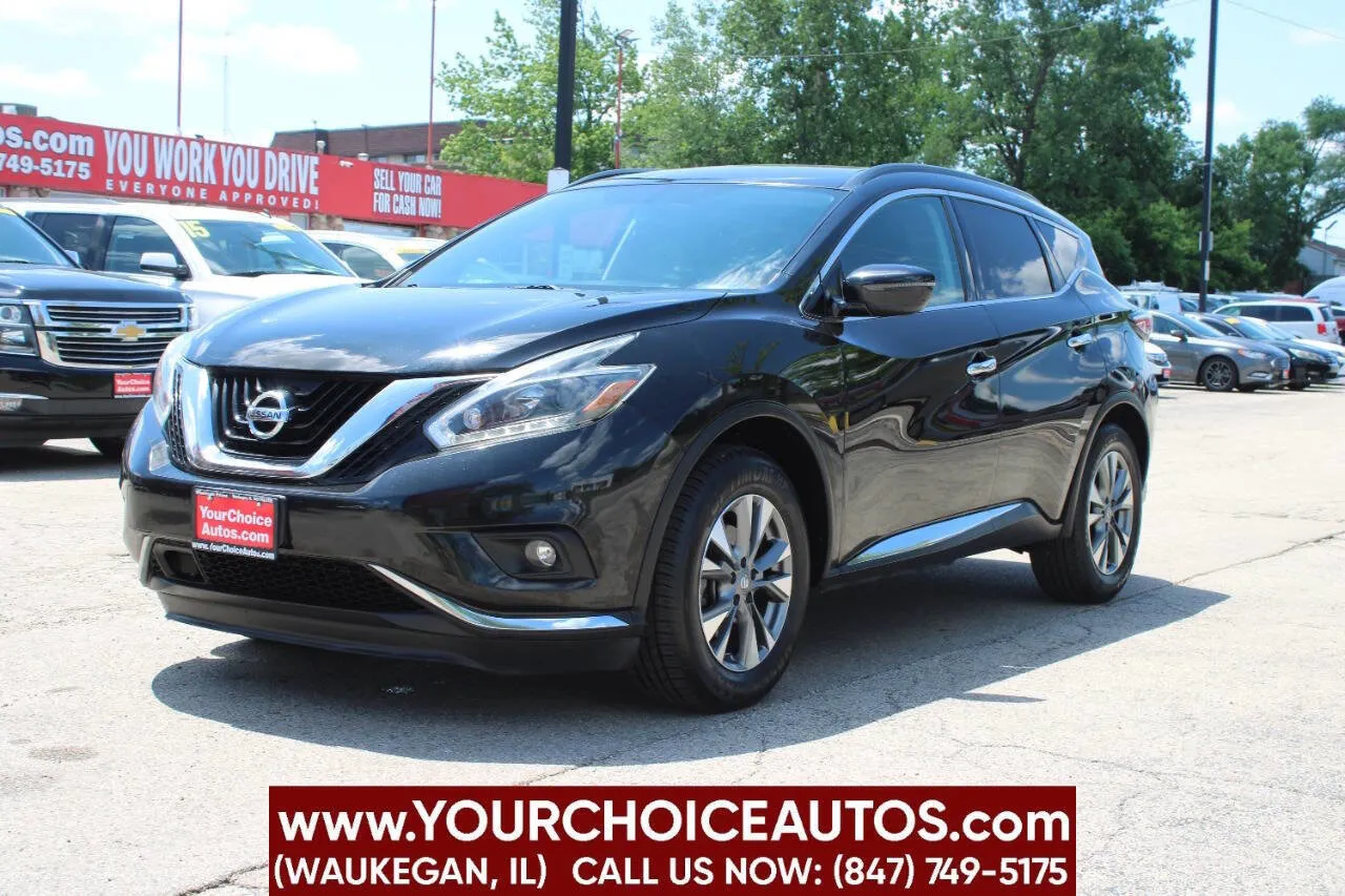 Black 2018 Nissan Murano SV for sale in Waukegan, IL