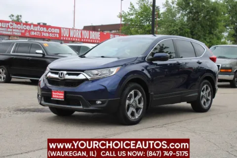 Blue 2017 Honda CR-V EX for sale in Waukegan, IL