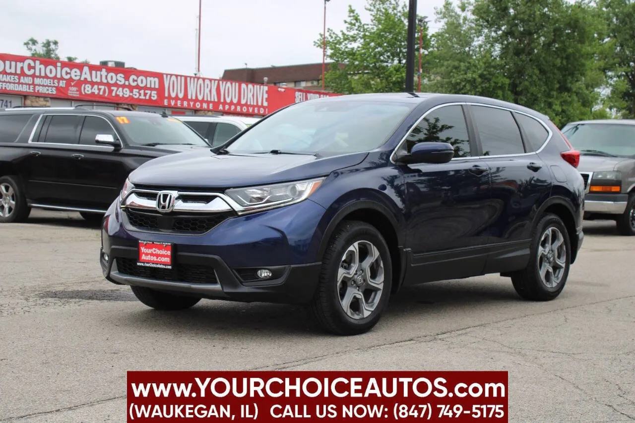 Blue 2017 Honda CR-V EX for sale in Waukegan, IL