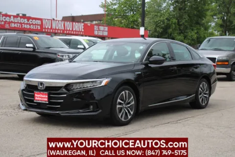 Black 2022 Honda Accord Hybrid EX-L for sale in Waukegan, IL