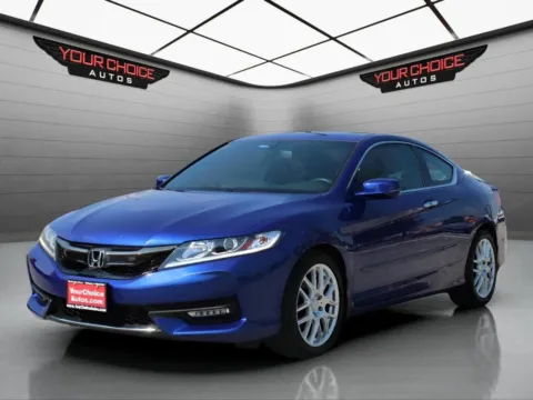 Blue 2016 Honda Accord Coupe EX-L for sale in Waukegan, IL