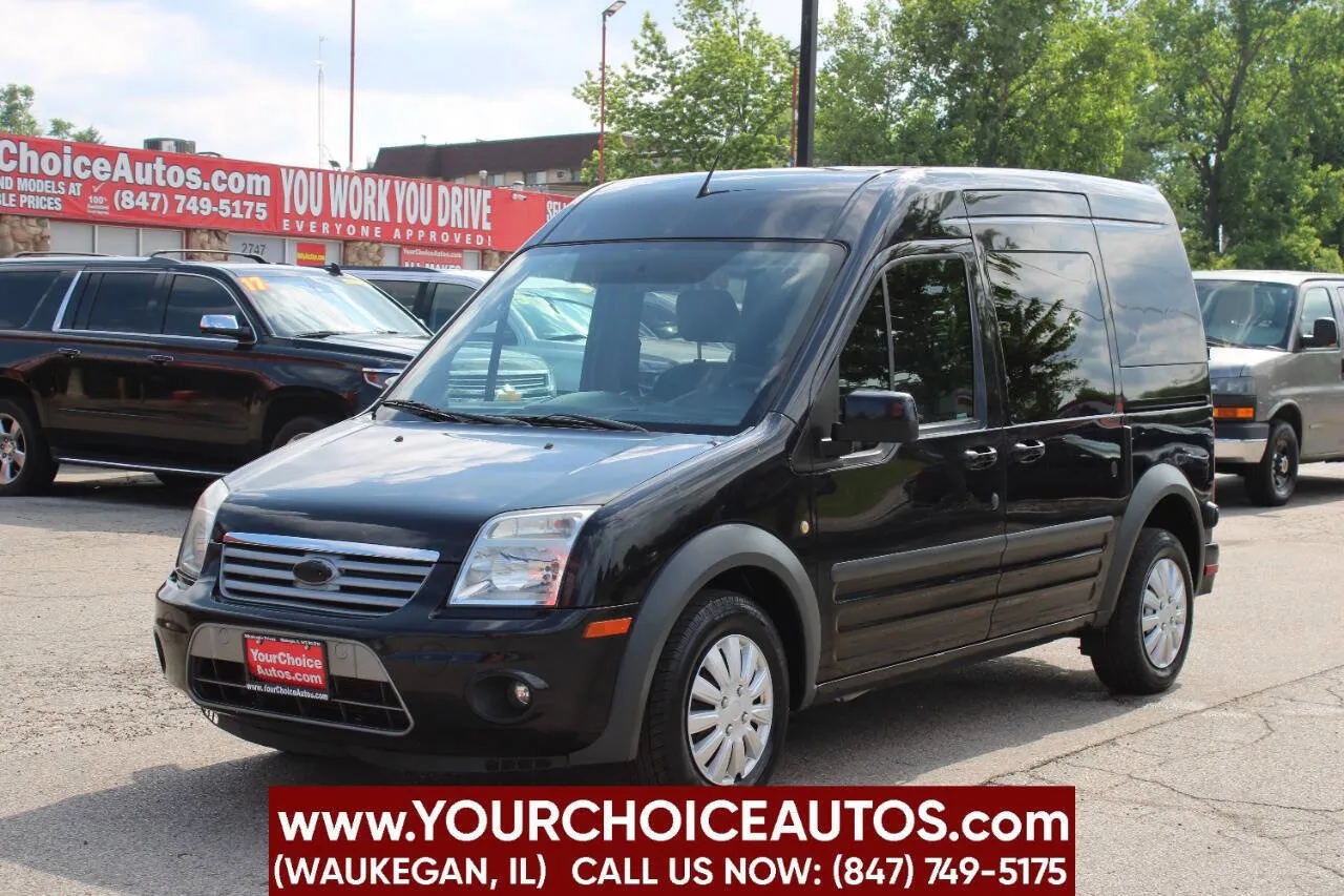 Black 2012 Ford Transit Connect Wagon XLT for sale in Waukegan, IL