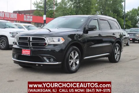 Black 2016 Dodge Durango Limited for sale in Waukegan, IL