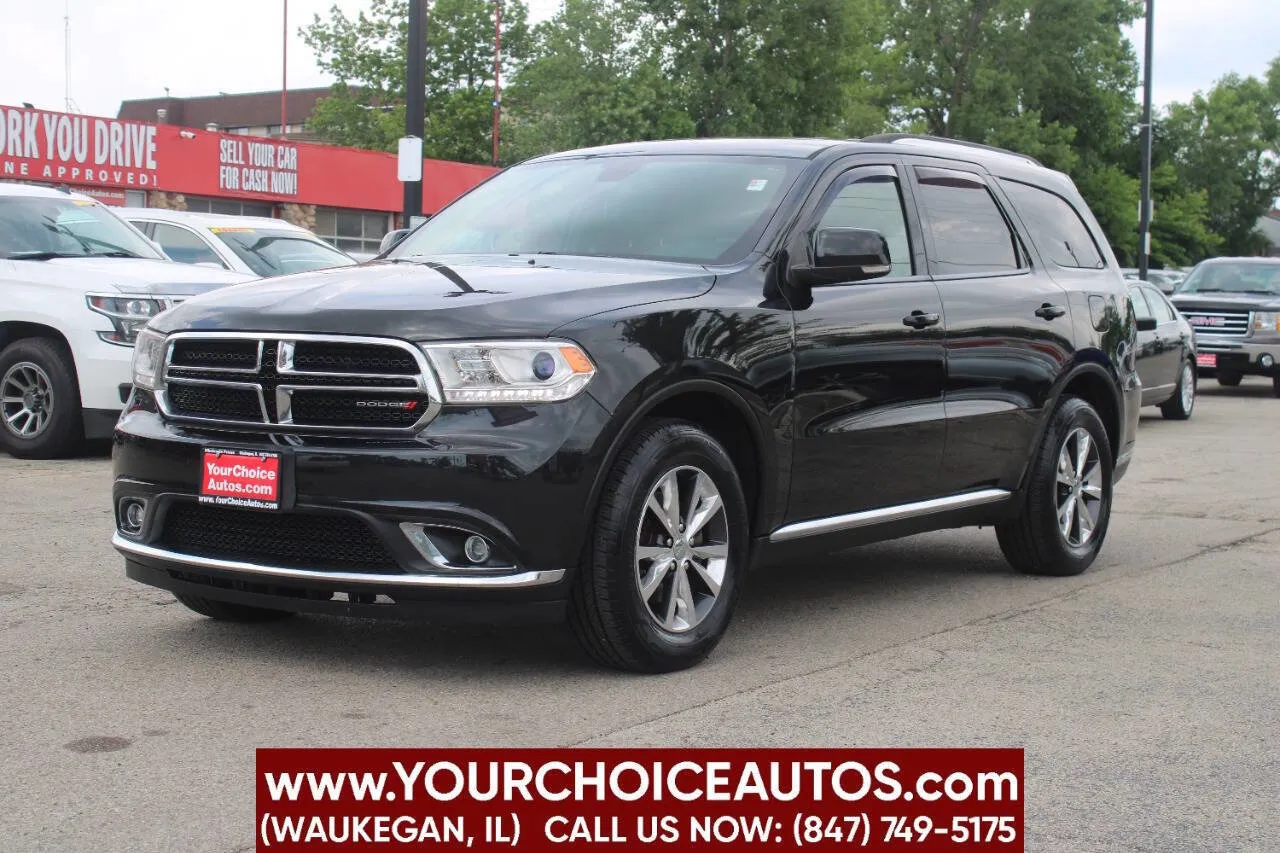 Black 2016 Dodge Durango Limited for sale in Waukegan, IL