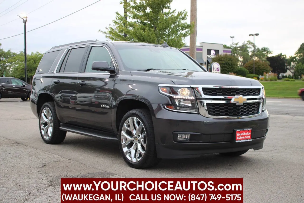 Gray 2017 Chevrolet Tahoe LT for sale in Waukegan, IL