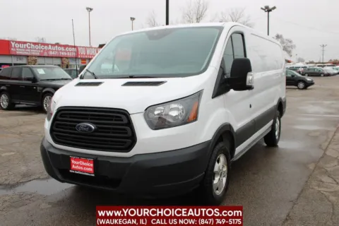White 2017 Ford Transit Van 250 3dr SWB Low Roof Cargo Van w/Sliding Passenger Side Door for sale in Waukegan, IL