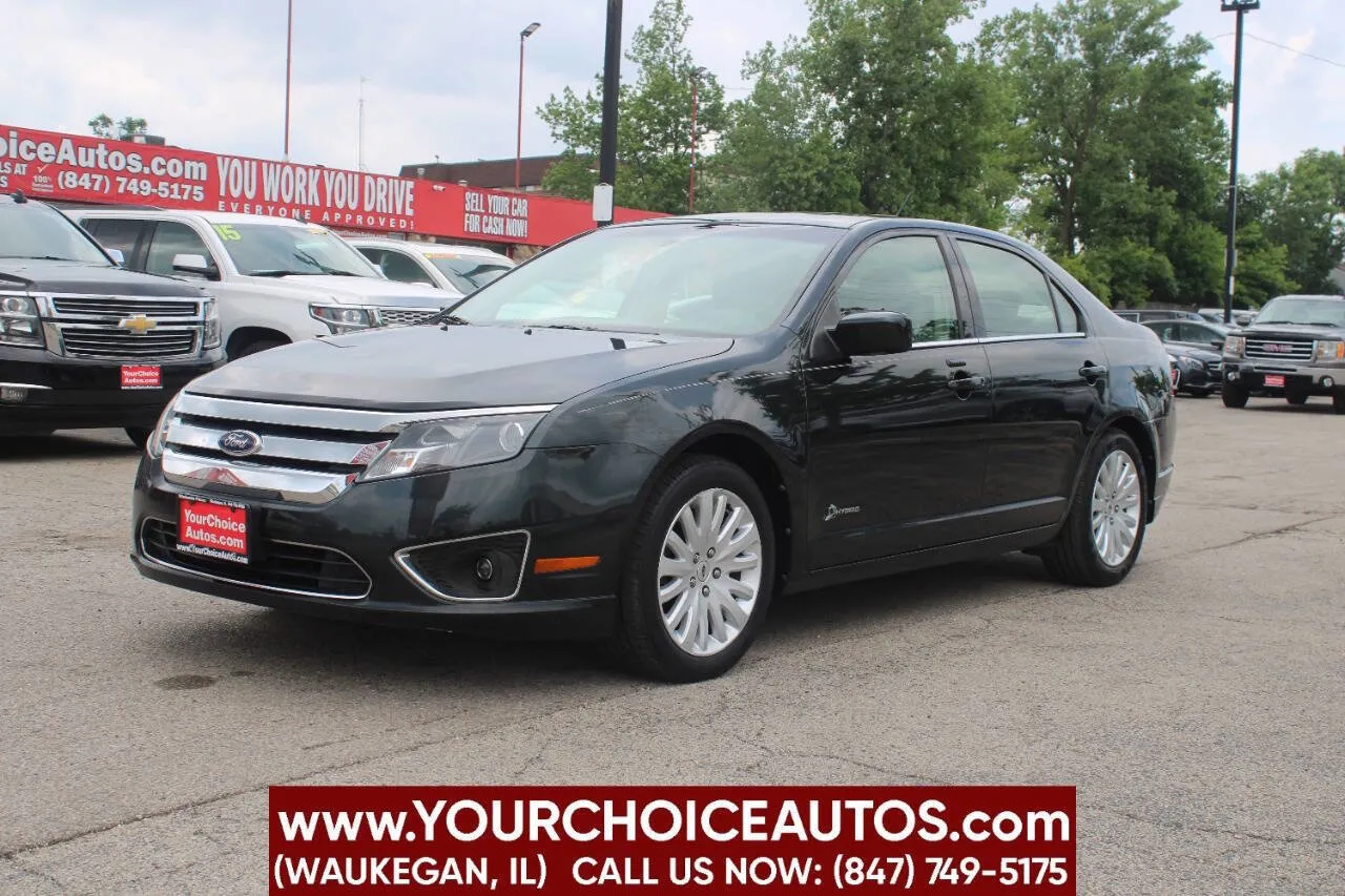 Black 2010 Ford Fusion Hybrid for sale in Waukegan, IL