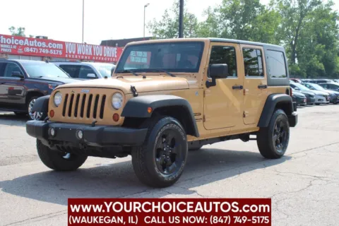 Brown 2013 Jeep Wrangler Unlimited Sport for sale in Waukegan, IL