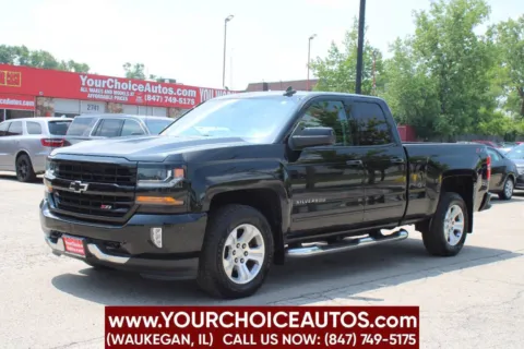 Black 2018 Chevrolet Silverado 1500 LT for sale in Waukegan, IL