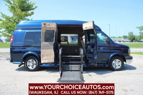 Blue 2005 Chevrolet Express Cargo Van YF7 Upfitter for sale in Waukegan, IL