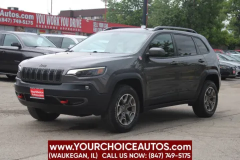 Gray 2020 Jeep Cherokee Trailhawk for sale in Waukegan, IL