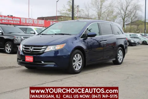 Blue 2015 Honda Odyssey EX-L for sale in Waukegan, IL