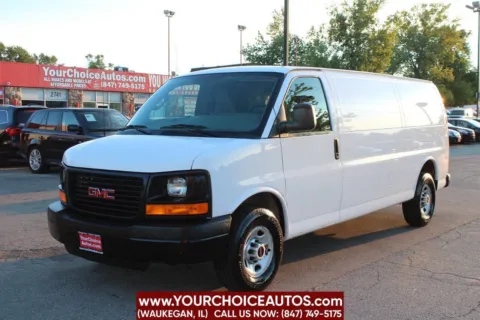 White 2016 GMC Savana Cargo Van 3500 3dr Extended Cargo Van w/1WT for sale in Waukegan, IL