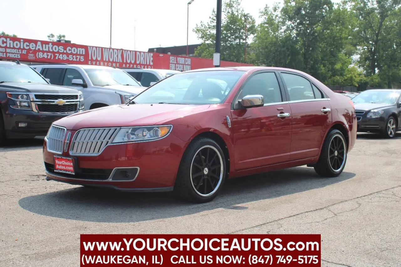 Red 2010 Lincoln MKZ Base 4dr Sedan for sale in Waukegan, IL
