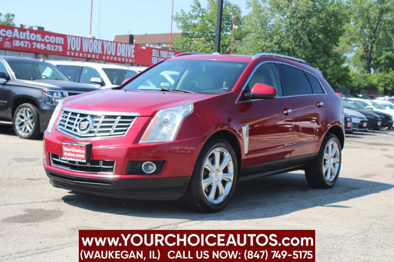 Red 2014 Cadillac SRX Premium Collection for sale in Waukegan, IL