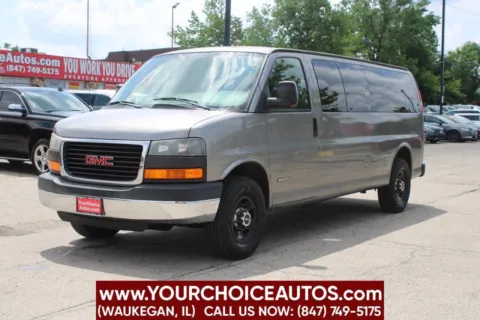 Gray 2006 GMC Savana Passenger LS 3500 3dr Extended Passenger Van for sale in Waukegan, IL