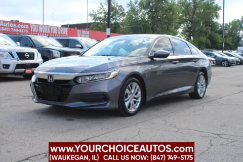 Gray 2019 Honda Accord Sedan LX 1.5T for sale in Waukegan, IL
