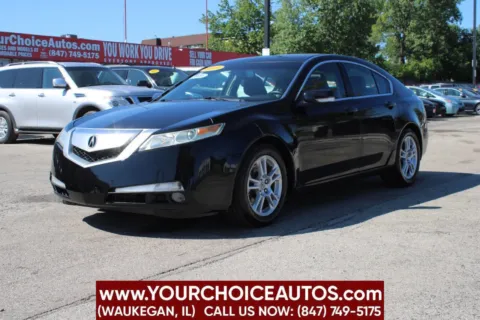 Black 2009 Acura TL Base 4dr Sedan for sale in Waukegan, IL