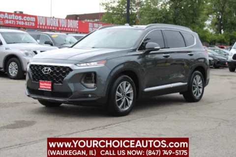 Green 2019 Hyundai Santa Fe Limited for sale in Waukegan, IL