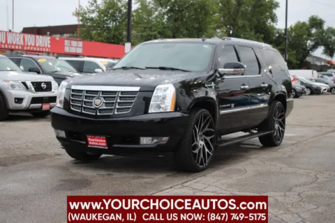 Black 2008 Cadillac Escalade ESV Base AWD 4dr SUV for sale in Waukegan, IL